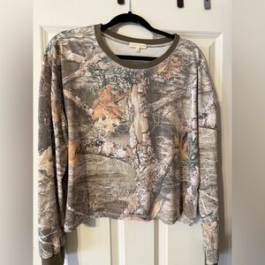 Gilded Intent Olive Green Long Sleeve Shirt
